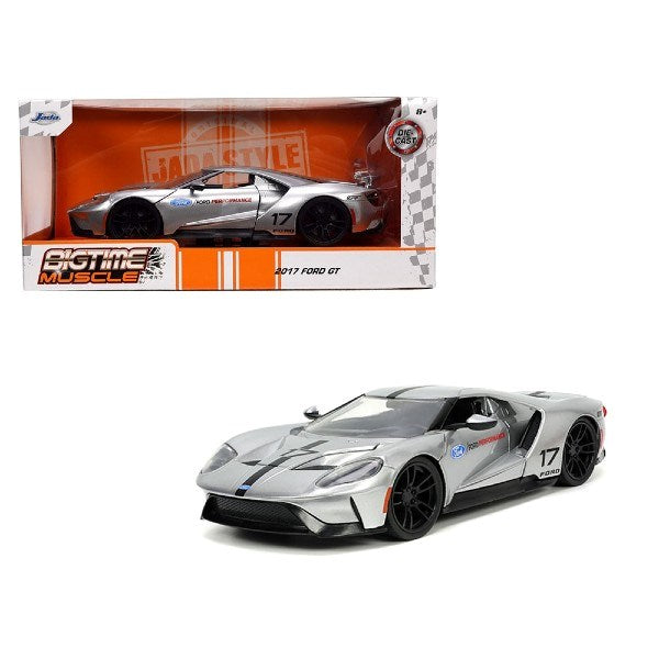 Jada 33857 1/24 2017 Ford GT (Silver) - BigTime Muscle