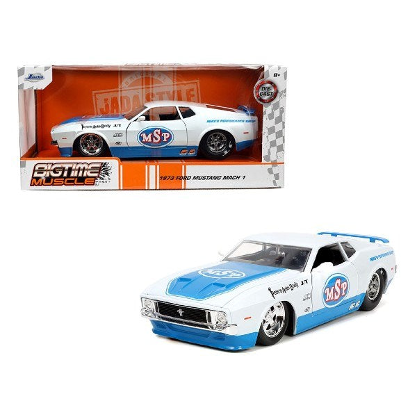 Jada 33858 1/24 1973 Ford Mustang Mach 1 (Mike's Performance Shop) - BigTime Muscle