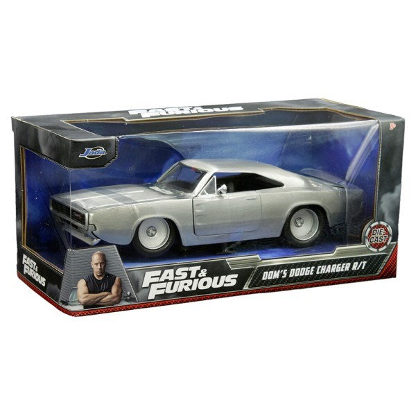 Jada 97336 1/24 Dom's 1968 Dodge Charger R/T (Bare Metal) - Fast and Furious