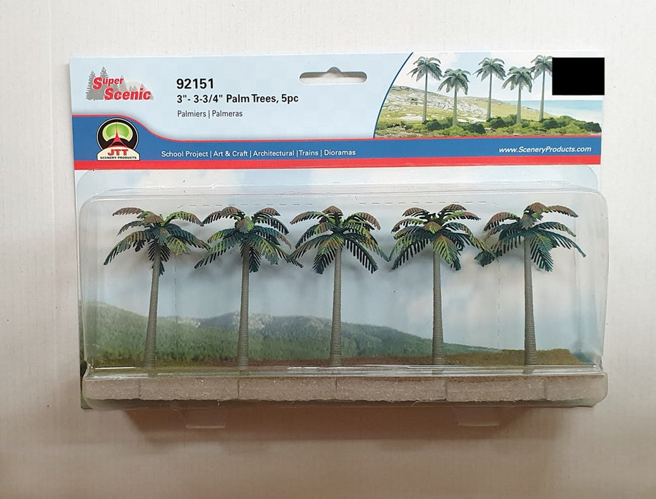 JTT Scenery 92151 Palm Trees 3- 3 3/4" (5)