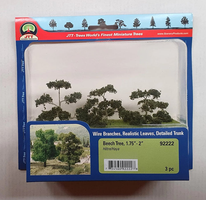 JTT Scenery 92222 Beech Trees 44- 50mm (3)