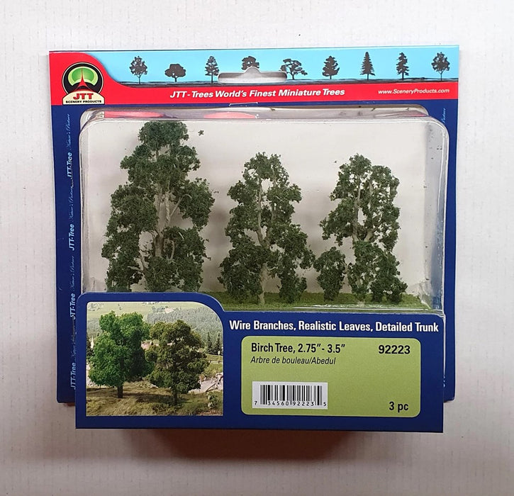 JTT Scenery 92223 Birch Trees 70- 89mm (3)