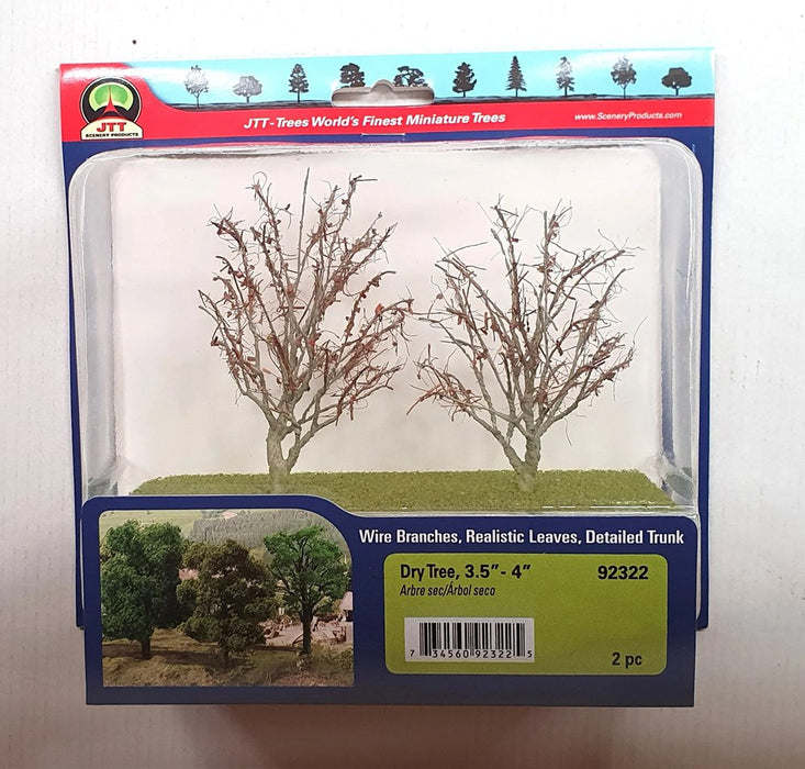 JTT Scenery 92322 Dry Foliage Trees 89- 101mm(2)
