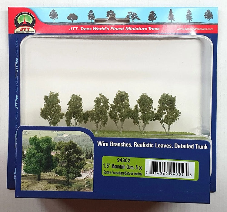 JTT Scenery 94302 Mountain Gum Trees 38.1mm(6)
