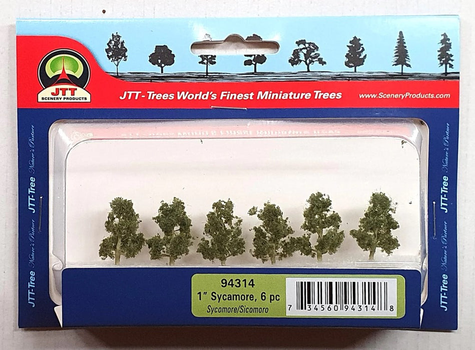 JTT Scenery 94314 Sycamore Trees 25.4mm (6)