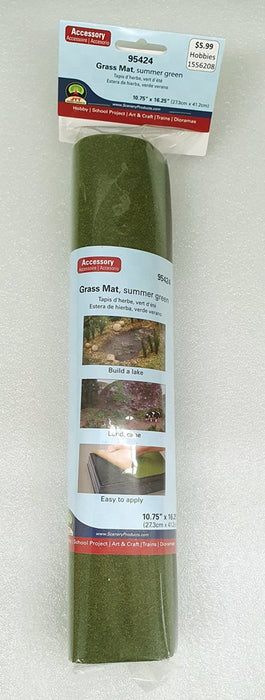 JTT Scenery 95424 Grass Mat - Summer Green (273x412mm)