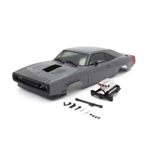 Kyosho FAB707GY 1/10 Fazer Body Set: 1970 Dodge Charger Supercharged - Gray