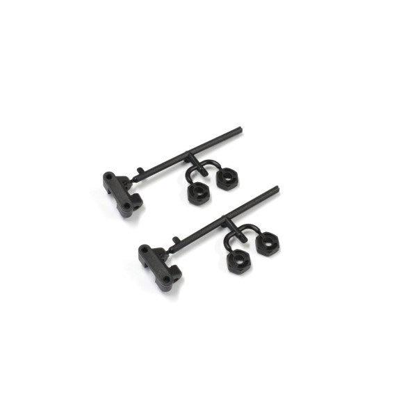 Kyosho OL003-1 Rear Suspension Mounts and Wheel Hubs