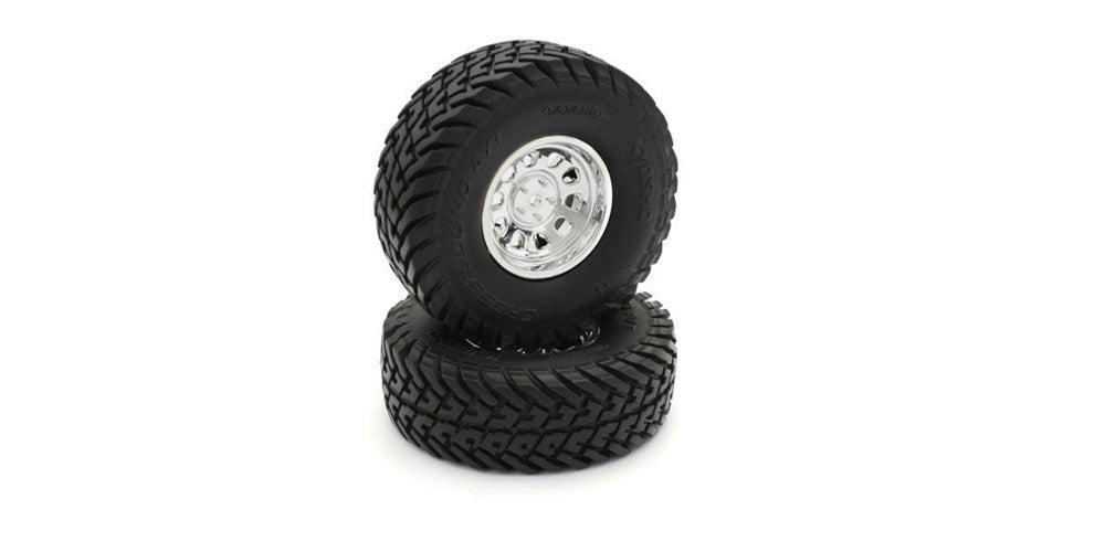 Kyosho OLTH001SM Rampage Chrome Wheel & Tires