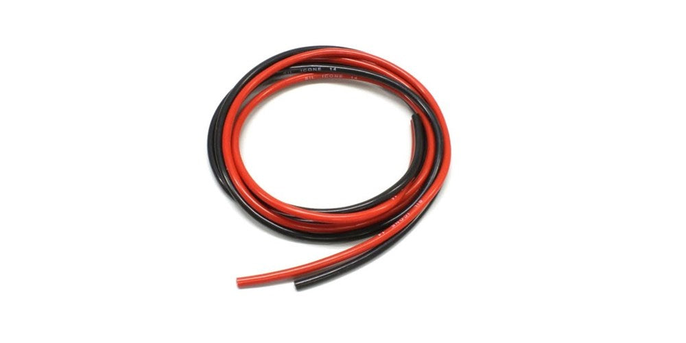 Kyosho R246-8512 14g Silicon Wire 900 Blk/Red