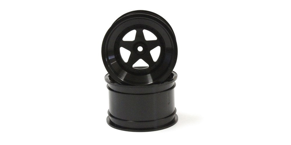 Kyosho SCH006BK 2.2" RR Wheels Black