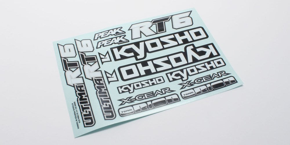 Kyosho UMD03 Ultima RT6 Decal set