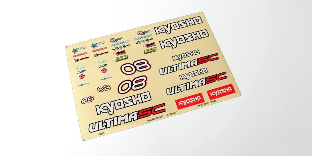Kyosho UMD601 Ultima SC Decal set