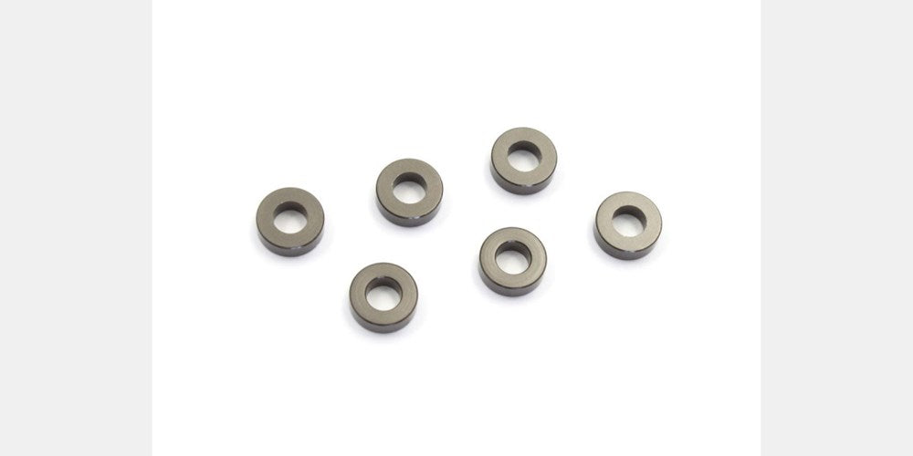 Kyosho W0142GM Alum. Collar 2mm Gunmetal (6)