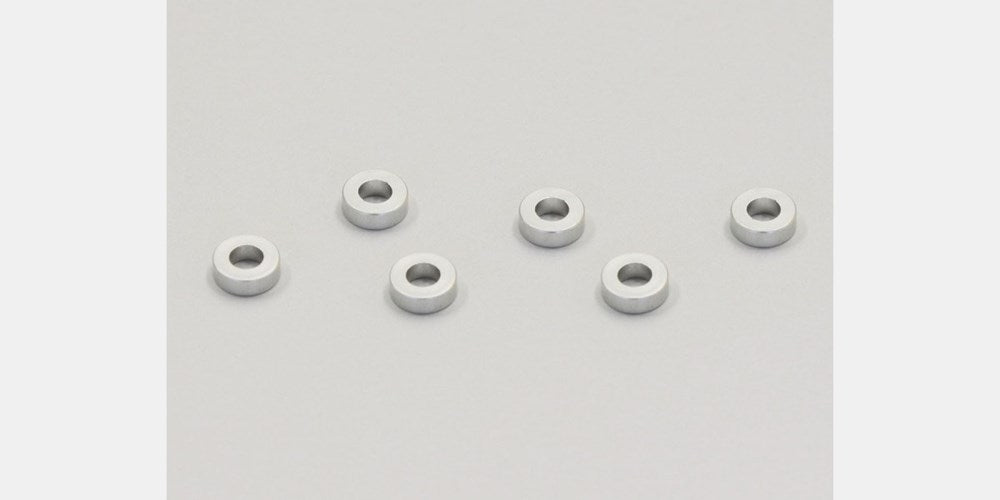 Kyosho W0142S Alum. Collar 2mm Silver (6)