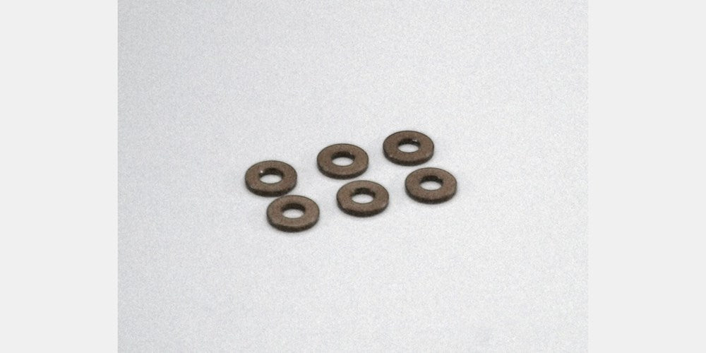 Kyosho W0145GM Alum. Collar 1mm Gunmetal (6)