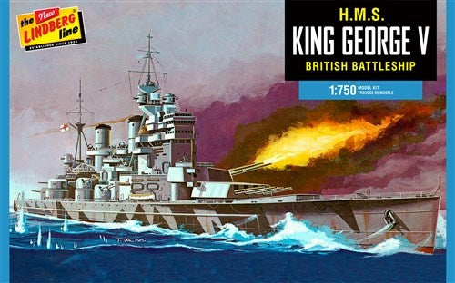 Lindberg HL447 1/750 HMS KING GEORGE V