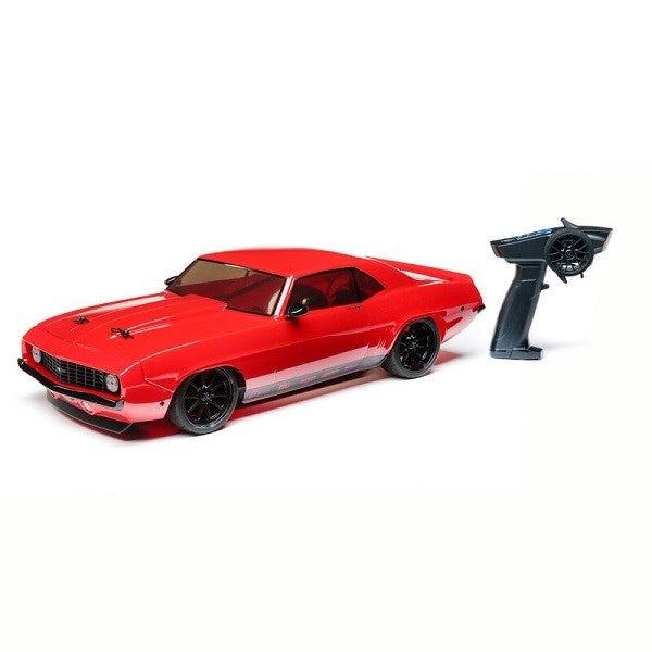 TLR LOSI LOS03033T1 1/10 1969 Chevy Camaro V100 AWD Brushed RTR Red