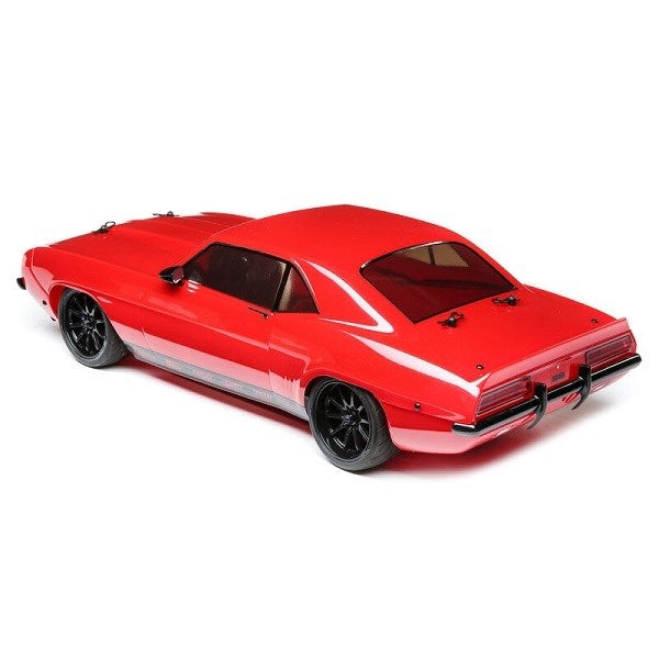 TLR LOSI LOS03033T1 1/10 1969 Chevy Camaro V100 AWD Brushed RTR Red