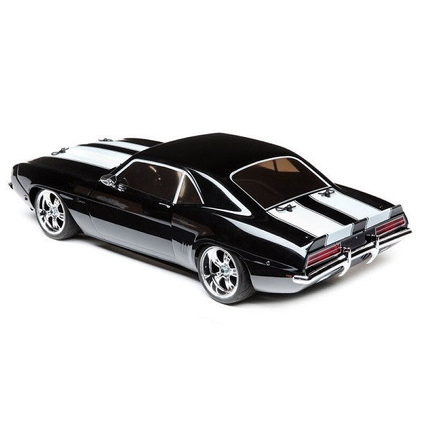 TLR LOSI LOS03033T2 1/10 1969 Chevy Camaro V100 AWD Brushed RTR Black