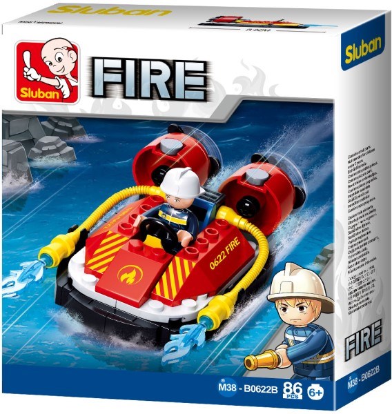 xSluban B0622B Fire: Hovercraft (86pcs)