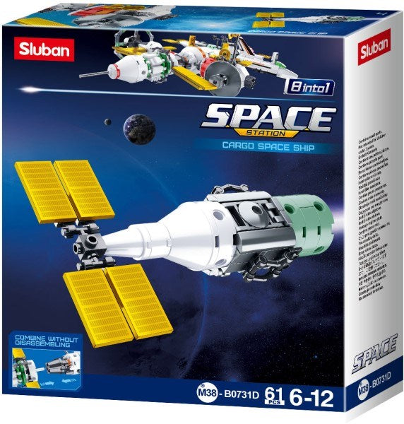 xSluban B0731D Space Station: Cargo Space Ship (61pcs)