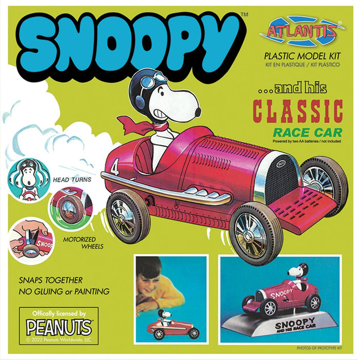 Atlantis Models M6894 Snoopy and His Race Car