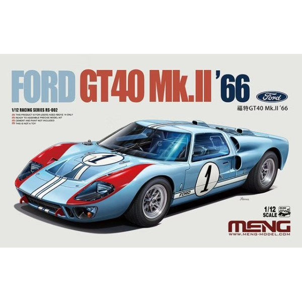Meng RS-002 1/12 Ford GT40 Mk ll '66