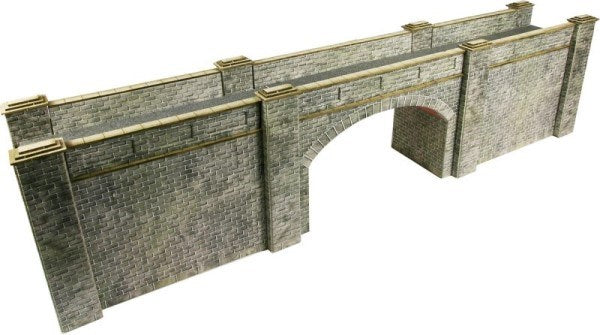 Metcalfe PO247 OO/HO Building Kit: Railway Bridge In Stone