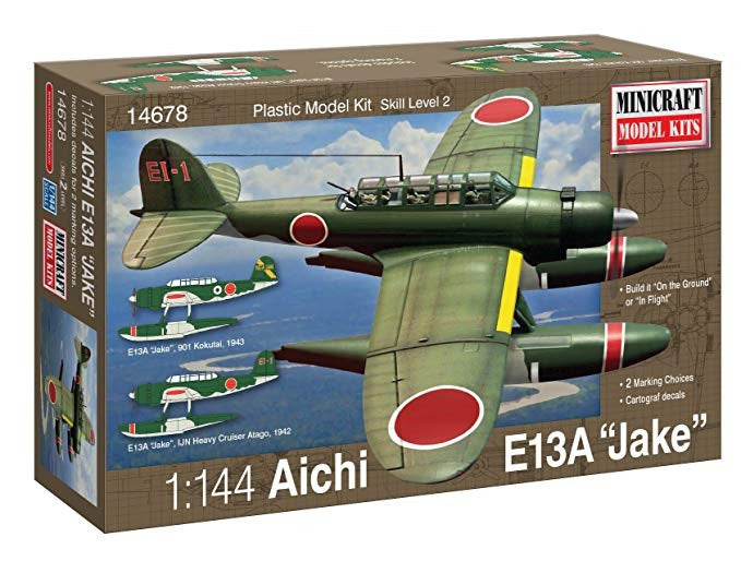 Minicraft Model Kits 14678 1/144 Aichi Jake Imperial Japanese Navy (2 Decal Options)