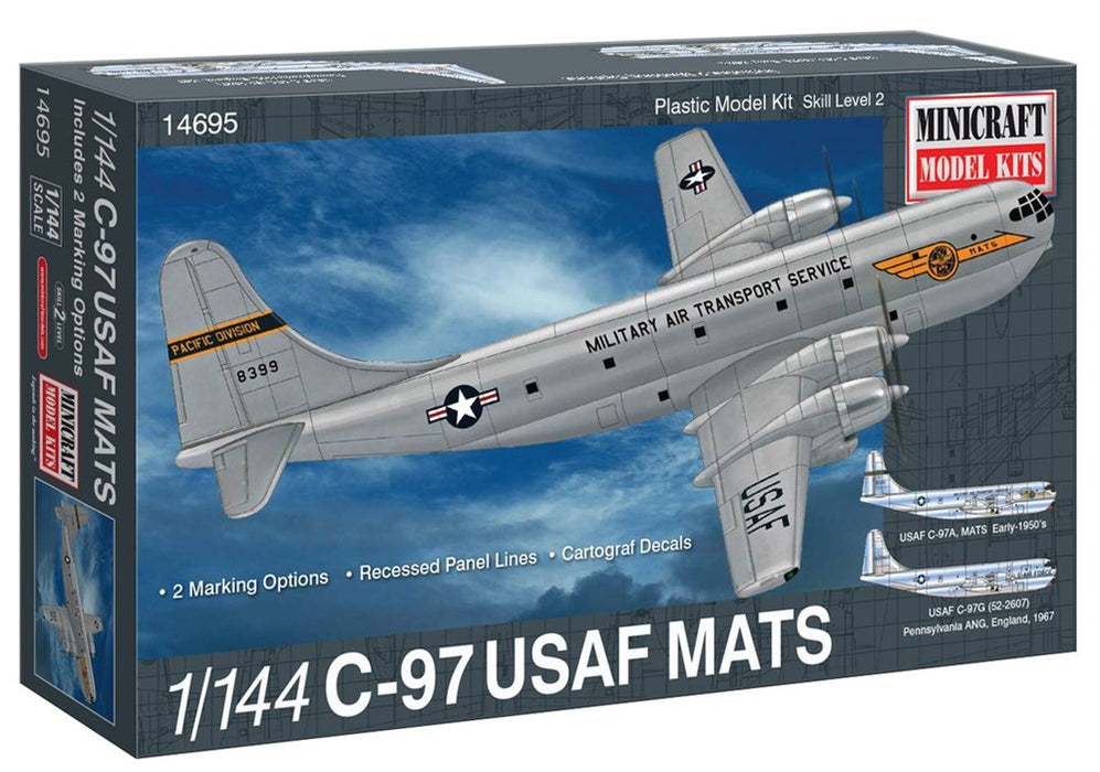 Minicraft Model Kits 14695 1/144 C-97 USAF MATS