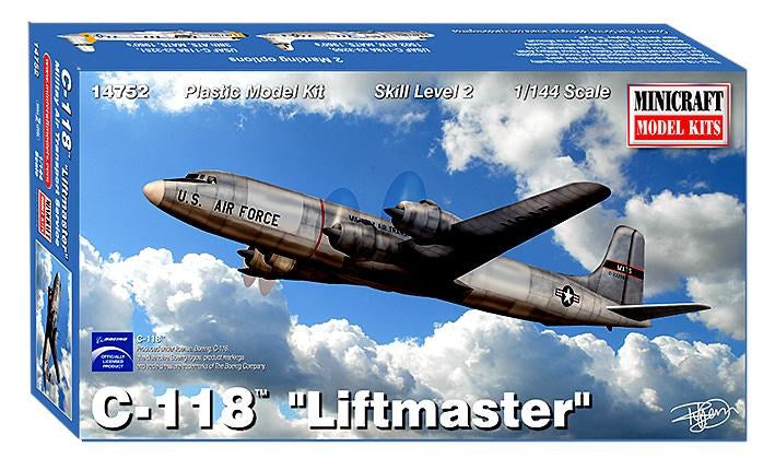 Minicraft Model Kits 1/144 Scale 14752 C-118 "Liftmaster"