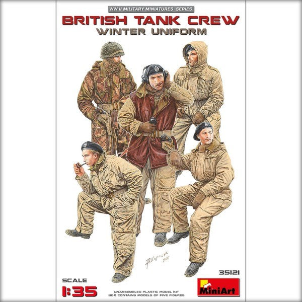 MiniArt 35121 1/35 BRITISH TANK CREW - WINTER