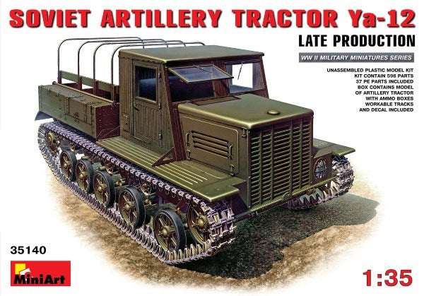 MiniArt 35140 1/35 Ya-12 SOVIET ARTILLRY TRACTOR