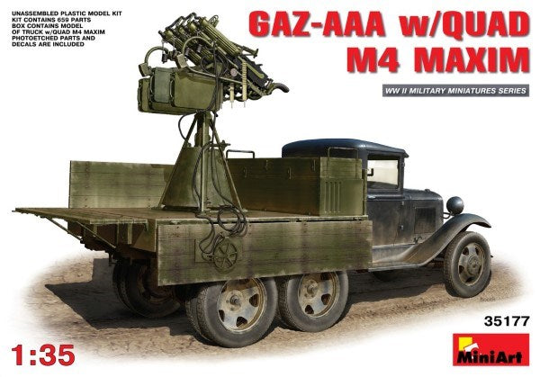xMiniArt 35177 1/35 GAZ-AAA W/QUAD M4 MAXIM