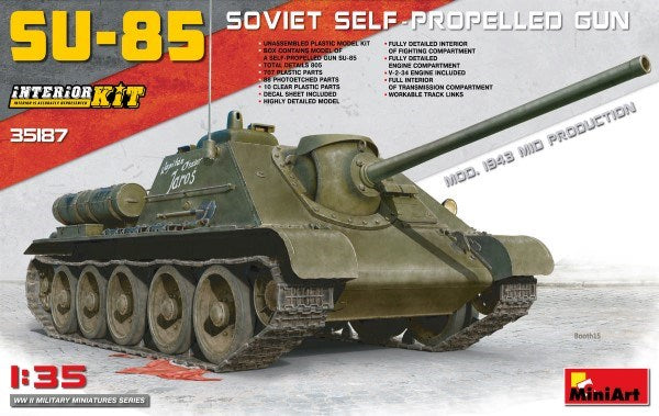 MiniArt 35187 1/35 SU-85 Mod. 1943 MID W/INT KIT
