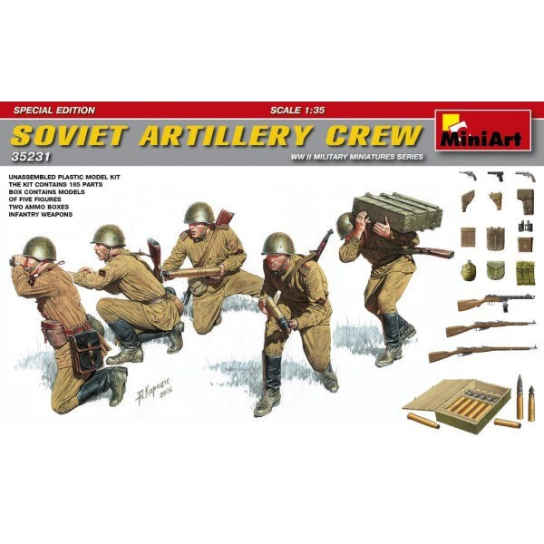 MiniArt 35231 1/35 Soviet Artillery Crew - Special Edition