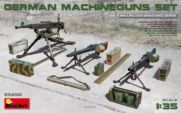MiniArt 35250 1/35 GERMAN MACHINE GUNS