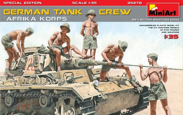 MiniArt 35278 1/35 AFRIKA KORPS TANK CREW