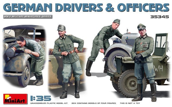 MiniArt 35345 1/35 GERMAN DRIVERS & OFFICERS