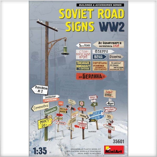 MiniArt 35601 1/35 SOVIET ROAD SIGNS WW2