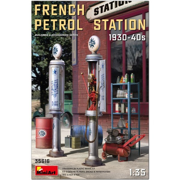 MiniArt 35616 1/35 FRENCH PETROL STATION 1930/40