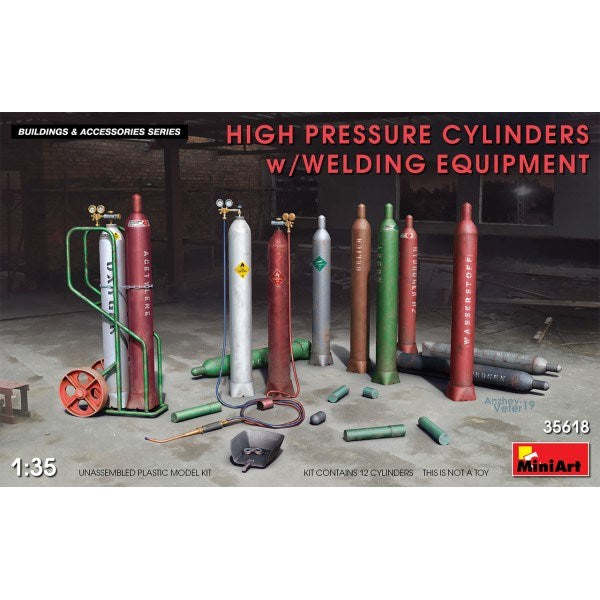 MiniArt 35618 1/35 HIGH PRESSURE CYLINDERS + WELD