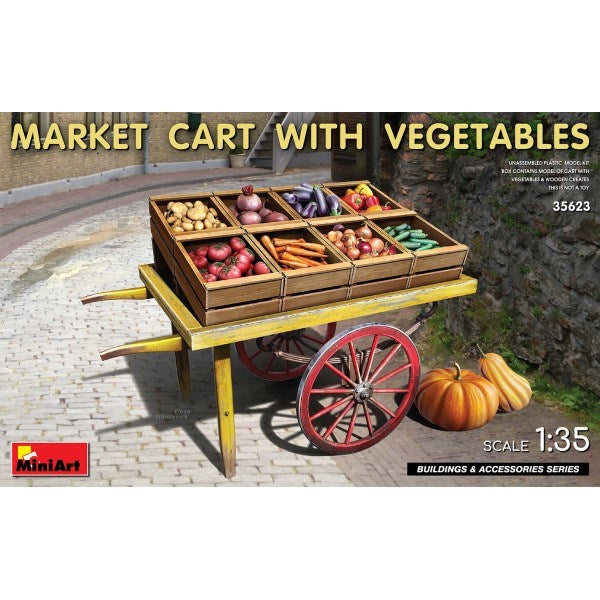 MiniArt 35623 1/35 MARKET CART W/VEGES