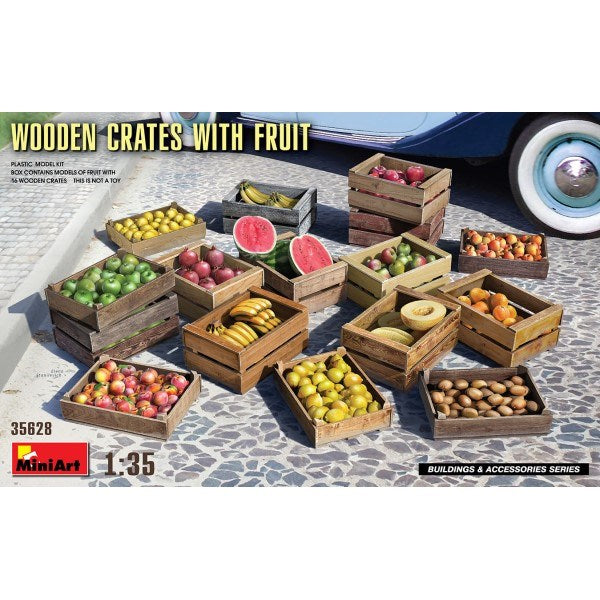 MiniArt 35628 1/35 WOODEN CRATES W/FRUIT