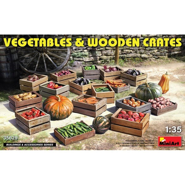 MiniArt 35629 1/35 WOODEN CRATES W/VEGES
