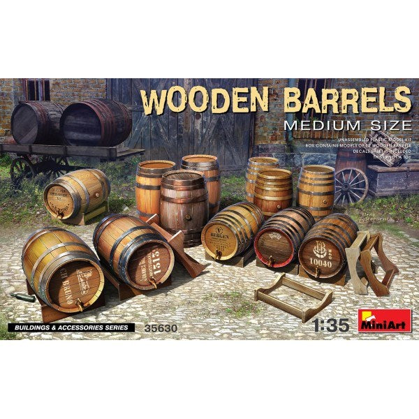 MiniArt 35630 1/35 WOODEN BARRELS - MED