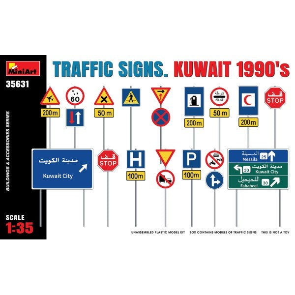 MiniArt 35631 1/35 TRAFFIC SIGNS - KUWAIT '90's