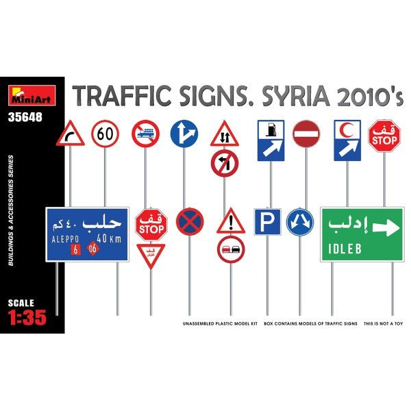 MiniArt 35648 1/35 TRAFFIC SIGNS SYRIA 2010's