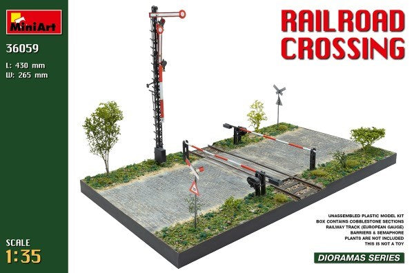 MiniArt 36059 1/35 RAILROAD CROSSING